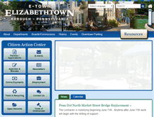 Tablet Screenshot of etownonline.com